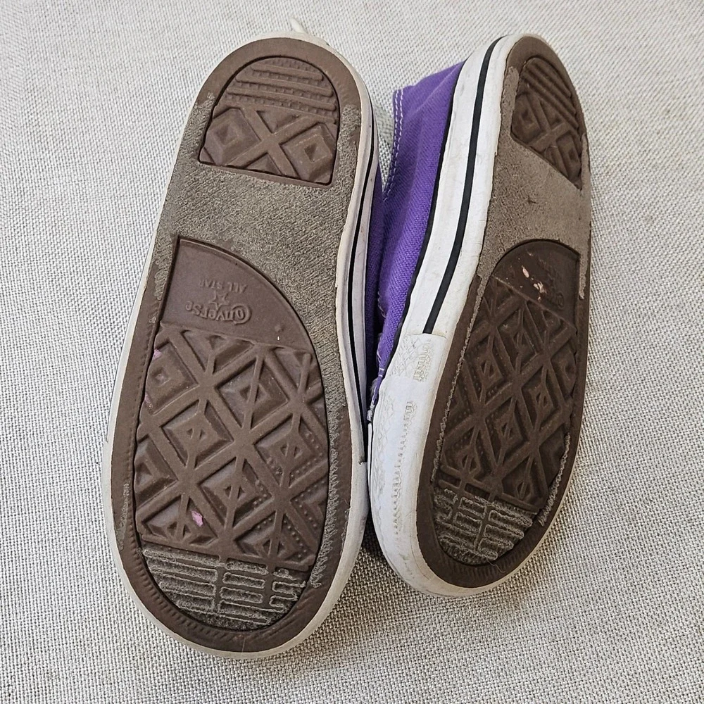 Converse Chuck Taylor All Star Low Top Purple Sneakers Infant Size 10 737837F